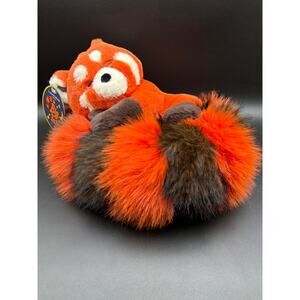 FAO Schwarz Red Panda Plush Big Tails 16” Orange Brown NWT Ultra Soft